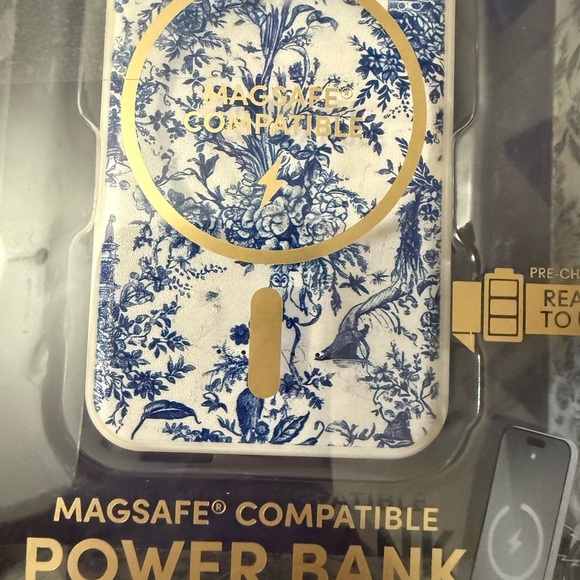 Poppy Blue and White Magnetic Power Bank new in package - Picture 3 of 5